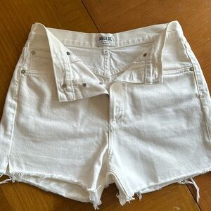 AGOLDE White Jean Short